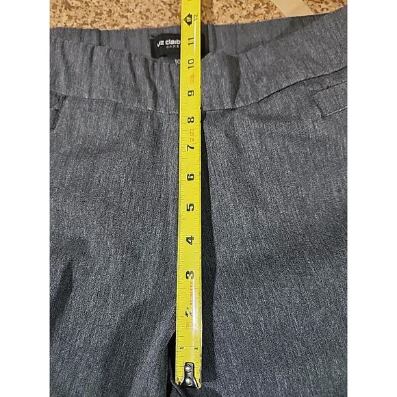 Liz Claiborne Career Classic Dress Pants Women's 10 Grey Straight Leg Workwear - Picture 4 of 7